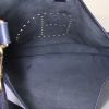 Hermes Evelyne large model shoulder bag in blue Courchevel leather - Detail D2 thumbnail