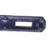 Hermes Kelly 28 cm handbag in navy blue box leather - Detail D5 thumbnail