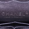Chanel  Timeless Classic handbag  in black and yellow quilted jersey - Detail D4 thumbnail