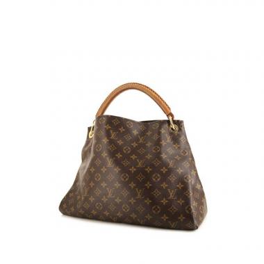 Louis Vuitton Artsy medium model handbag in brown monogram canvas and natural leather