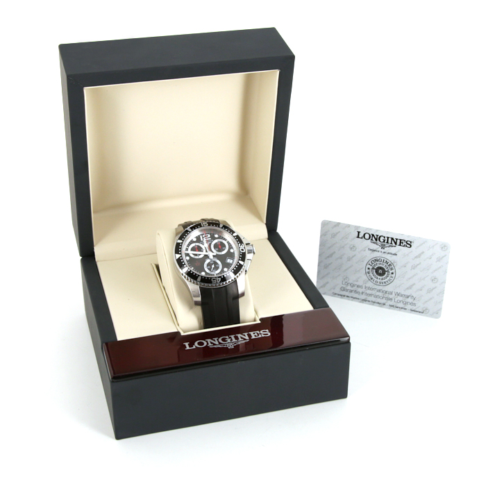 Montre Longines Hydro Conquest en acier Ref :  L3.743.4 Vers  2016 - Detail D2