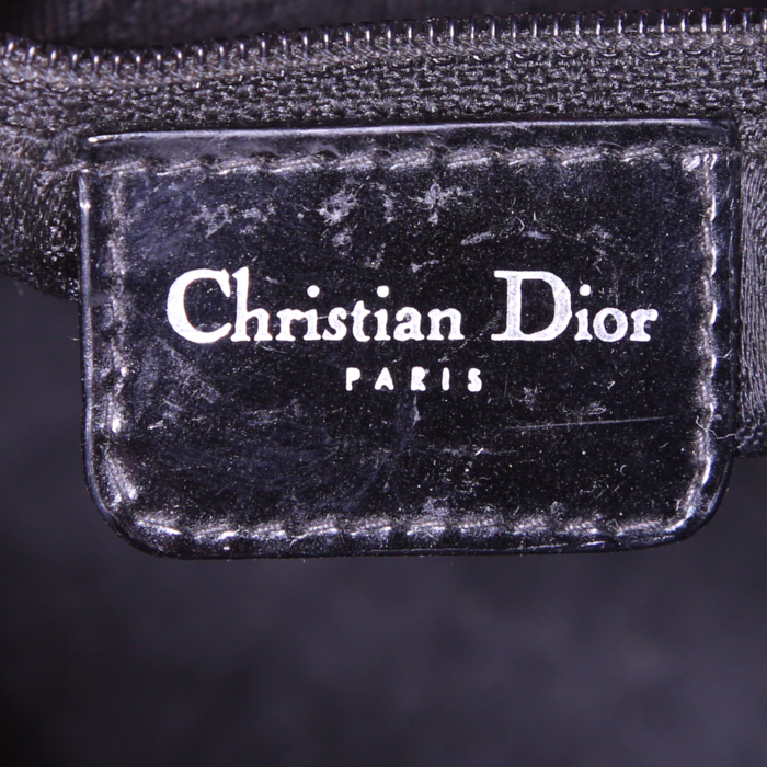 Dior Gambler Dice handbag in black leather - Detail D3