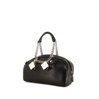 Bolso de mano Dior Gambler Dice en cuero negro