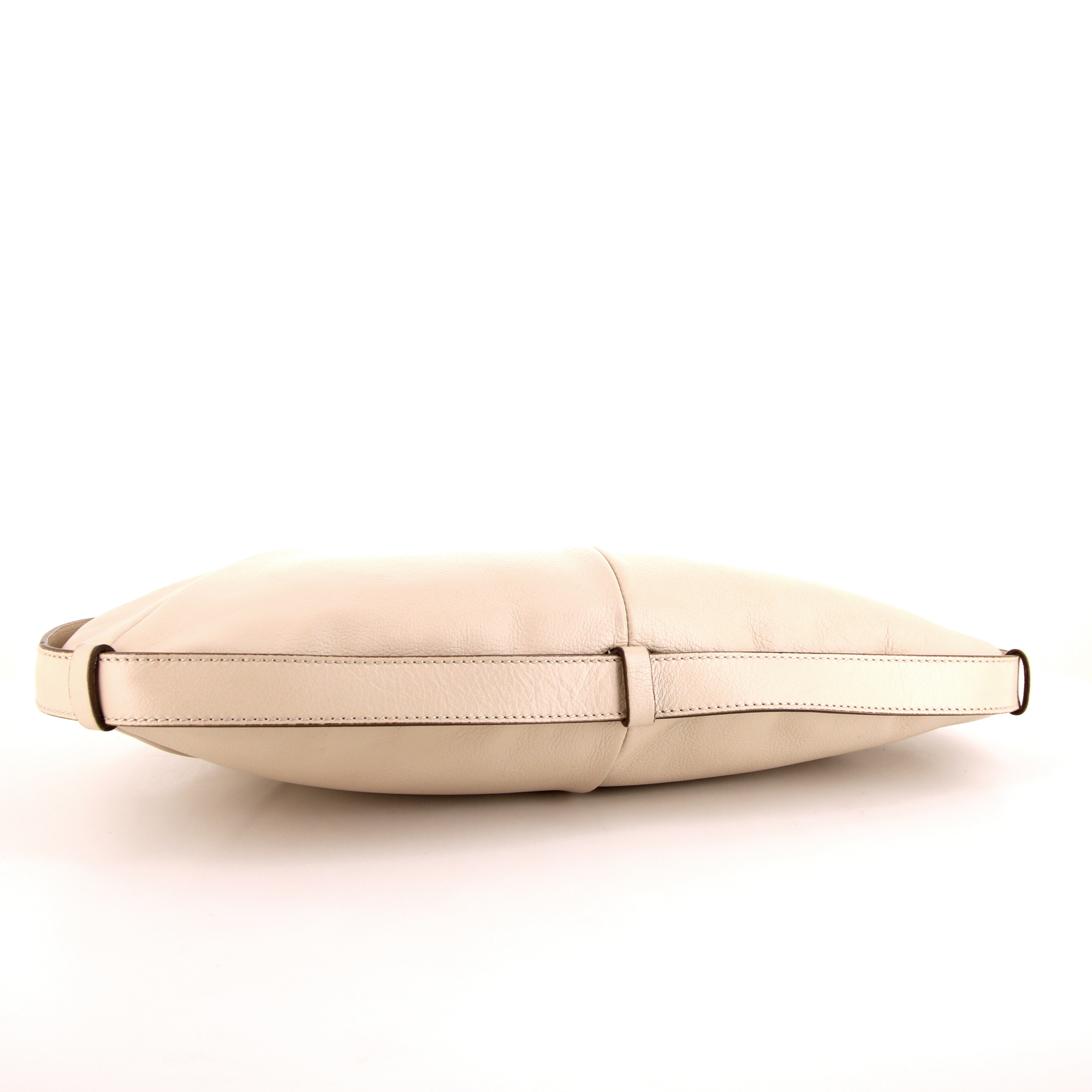 Borsa Yves Saint Laurent Mombasa in pelle beige - Detail D4