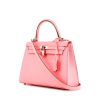 Hermes Kelly 25 cm handbag in Rose Confetti epsom leather - 00pp thumbnail