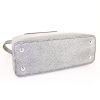 Louis Vuitton Capucines small model handbag in silver grained leather - Detail D5 thumbnail