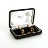 Hermès pair of cufflinks in yellow gold - Detail D2 thumbnail