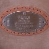Fendi Big Mama bag worn on the shoulder or carried in the hand in beige grained leather - Detail D3 thumbnail