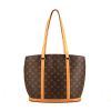 Louis Vuitton Babylone handbag in brown monogram canvas and natural leather - 360 thumbnail