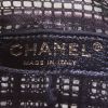 Bolso de mano Chanel Editions Limitées en lona negra y cuero dorado - Detail D4 thumbnail