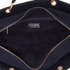 Chanel Choco bar handbag in black quilted jersey - Detail D2 thumbnail