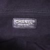 Chanel Choco bar handbag in black quilted jersey - Detail D3 thumbnail