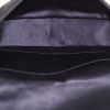 Chanel shoulder bag in black satin - Detail D2 thumbnail