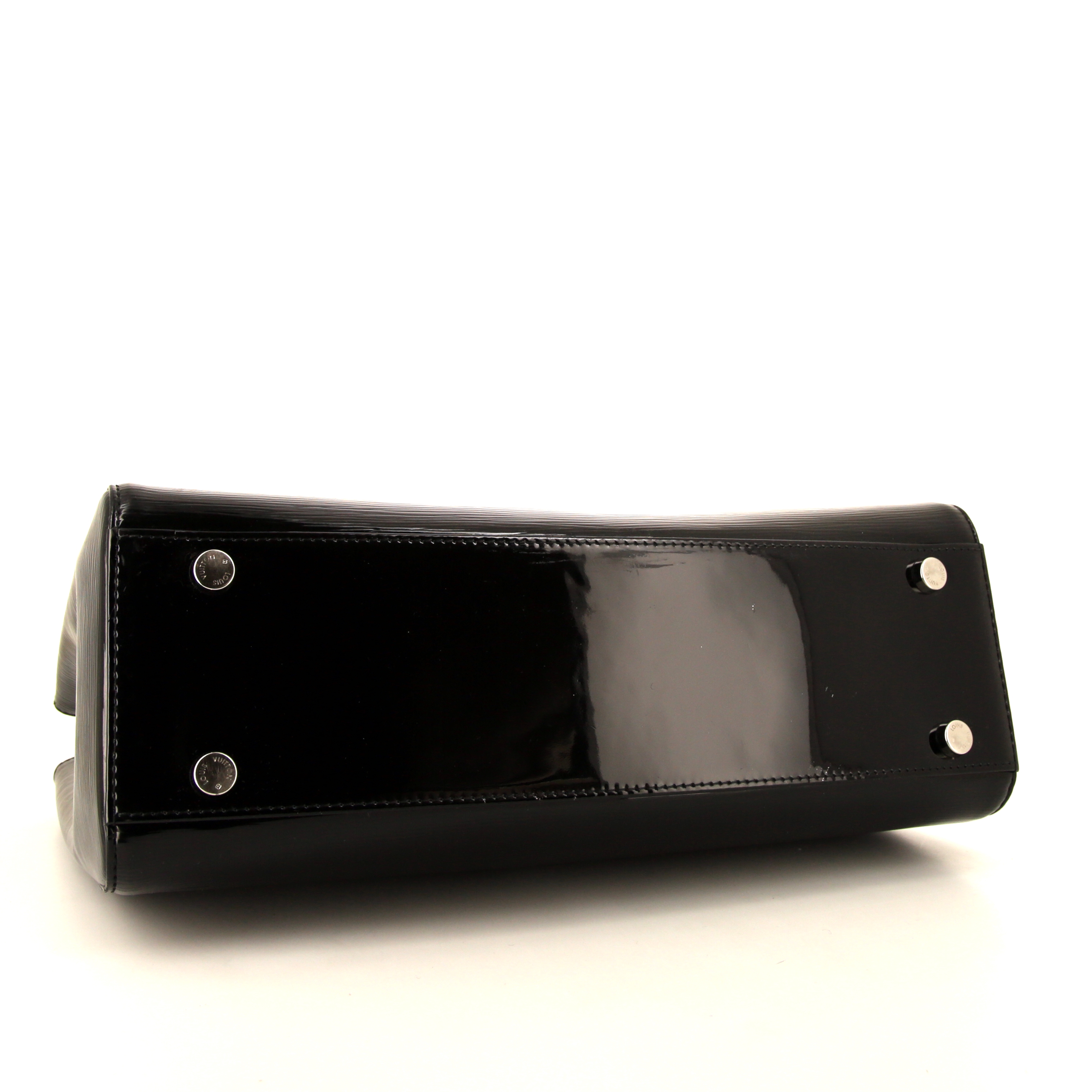 Borsa Louis Vuitton Brea in pelle Epi verniciata nera - Detail D5