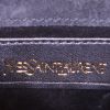 Bolso bandolera Saint Laurent en piel de pitón dorada y cuero negro - Detail D3 thumbnail