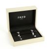 Fred Lucifer pendants earrings in white gold and diamonds - Detail D2 thumbnail
