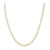 Vintage long necklace in yellow gold - 00pp thumbnail