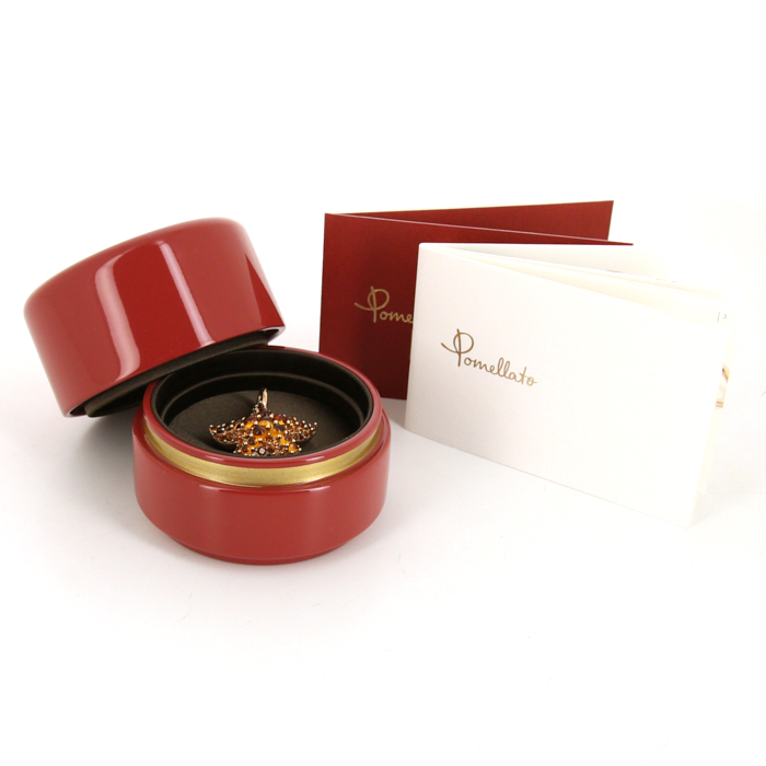 Ciondolo Pomellato Sirène in oro giallo e quarzo citrino - Detail D2