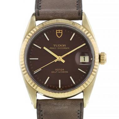 Montre Tudor Oysterdate en plaqué or Ref :  75205 Vers  1970