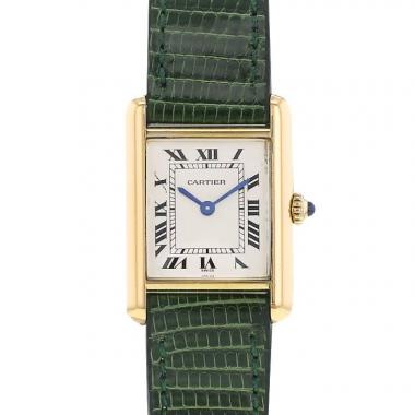 Reloj Cartier Tank de oro amarillo Ref :  1150 Circa  1990