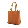 Hermes Double Sens shopping bag in gold Swift leather and yellow suede - 00pp thumbnail