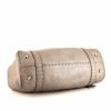 Fendi Selleria handbag in silver leather - Detail D4 thumbnail