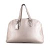 Fendi Selleria weekend bag in silver leather - 360 thumbnail