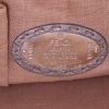 Sac de week end Fendi Selleria en cuir argenté - Detail D3 thumbnail
