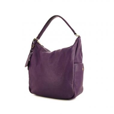 Borsa Yves Saint Laurent Multy in pelle viola