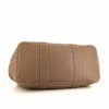 Hermes Garden shopping bag in etoupe leather - Detail D4 thumbnail