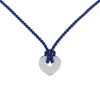Poiray Coeur Secret medium model pendant in white gold and diamonds - 00pp thumbnail