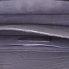 Sac bandoulière Saint Laurent Sunset moyen modèle  en cuir gris - Detail D3 thumbnail