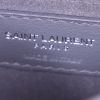 Sac bandoulière Saint Laurent Sunset moyen modèle  en cuir gris - Detail D4 thumbnail