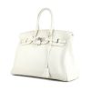 Hermes Birkin 35 cm handbag in white togo leather - 00pp thumbnail