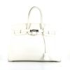 Hermes Birkin 35 cm handbag in white togo leather - 360 thumbnail