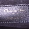 Borsa Dior Lady Dior Edition Limitée in tessuto ricamato blu a fiori - Detail D4 thumbnail