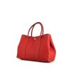 Hermes Garden shopping bag in red togo leather - 00pp thumbnail