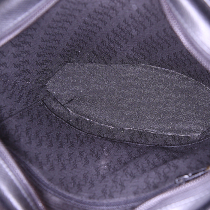 Sac bandoulière Saint Laurent Vintage en cuir noir - Detail D2