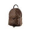 Louis Vuitton Palm Springs backpack in brown monogram canvas and black leather - 00pp thumbnail