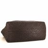 Bottega Veneta Cadat large model shopping bag in brown intrecciato leather - Detail D4 thumbnail