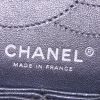 Chanel 2.55 handbag in silver quilted leather - Detail D4 thumbnail
