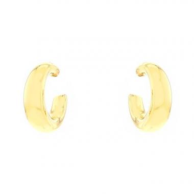 Paire de créoles Chaumet Anneau en or jaune