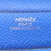 Billetera Hermès Béarn en cuero epsom Bleu Saphir - Detail D3 thumbnail