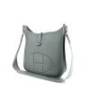 Hermes Evelyne small model shoulder bag in Bleu Lin togo leather - 00pp thumbnail