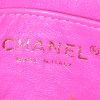 Borsa a tracolla Chanel Mini Timeless in raso rosa - Detail D3 thumbnail