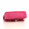 Borsa a tracolla Chanel Mini Timeless in raso rosa - Detail D4 thumbnail