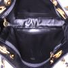 Chanel Vintage Shopping shoulder bag in black grained leather - Detail D2 thumbnail