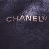 Sac porté épaule Chanel Vintage Shopping en cuir grainé noir - Detail D3 thumbnail