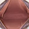 Borsa a tracolla Louis Vuitton Bosphore in tela monogram marrone e pelle naturale - Detail D3 thumbnail