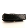 Chanel Vintage handbag in black quilted leather - Detail D5 thumbnail